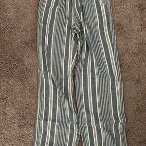 SO by Sonoma Linen wide leg pants